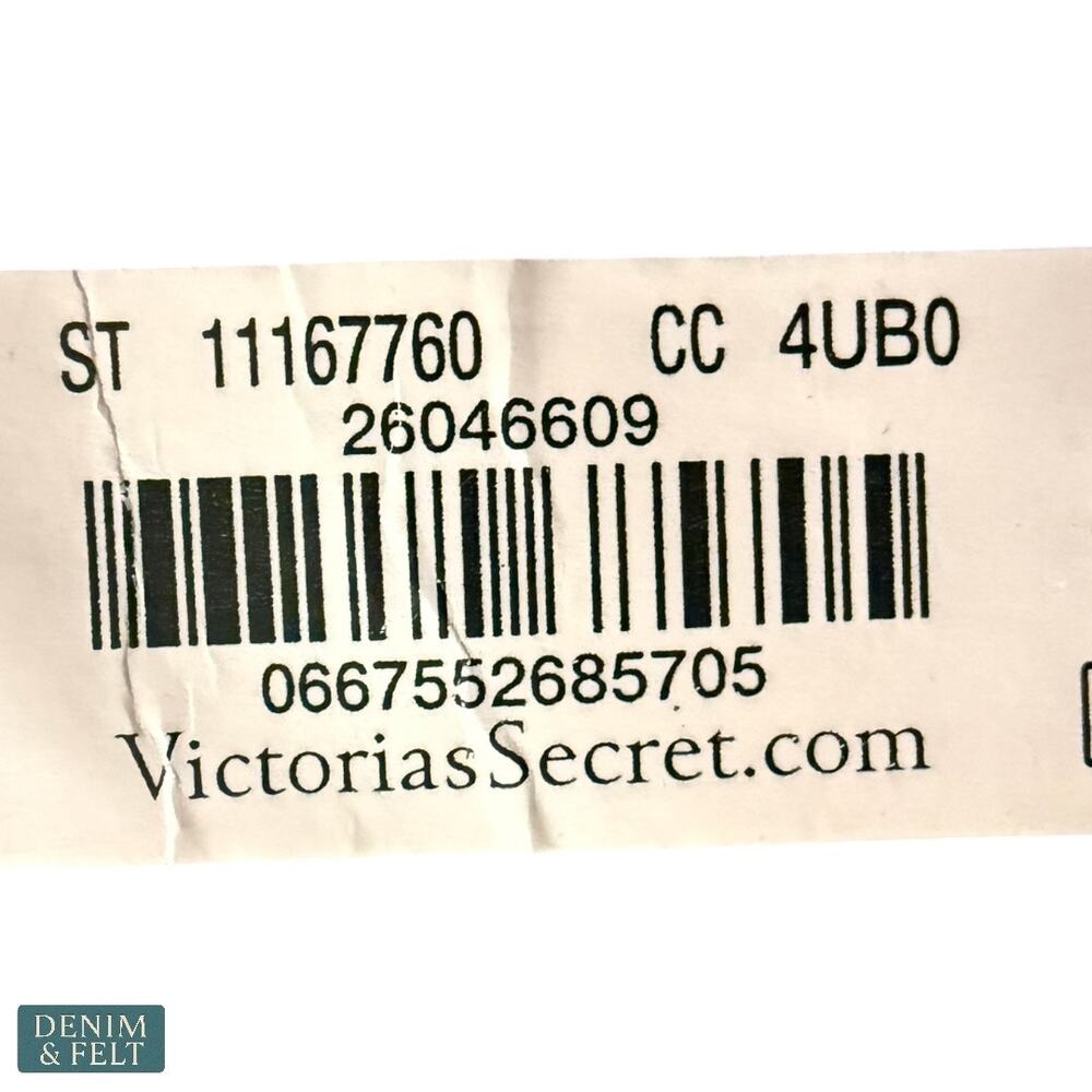 NEW Victoria’s Secret Dream Angels Floral Lace Longline Bra Black 34DD Romantic - Picture 12 of 12